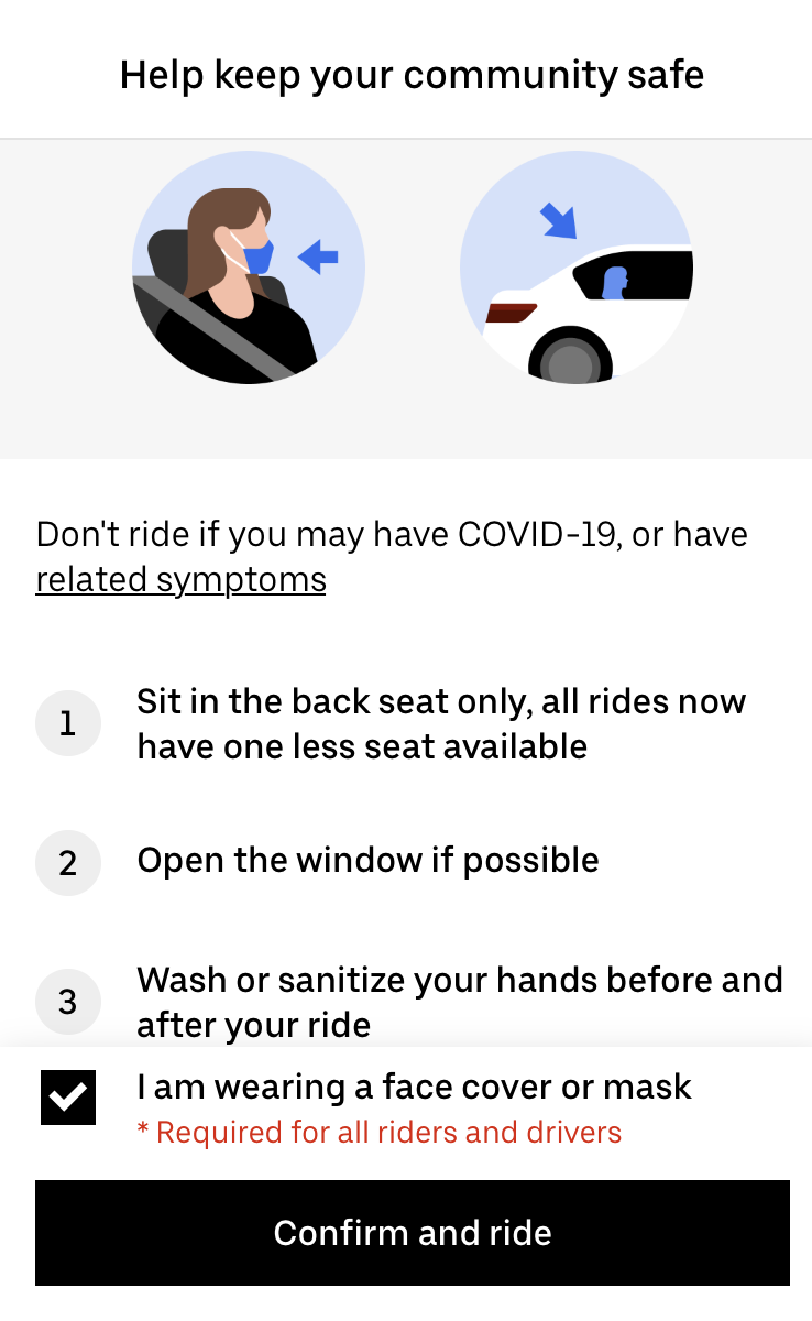 Uber screenshot